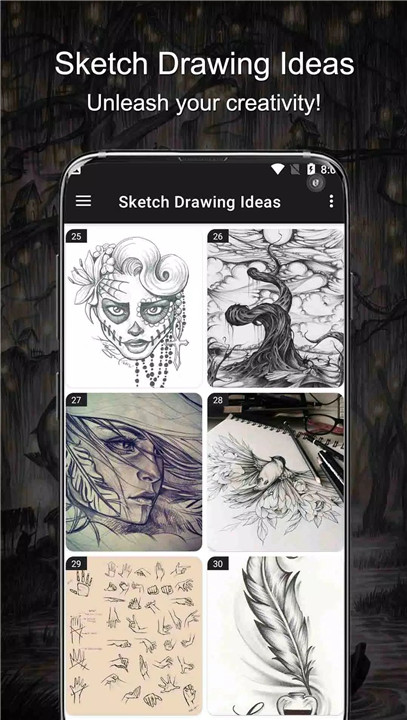 Sketch Drawing Ideas screenshot