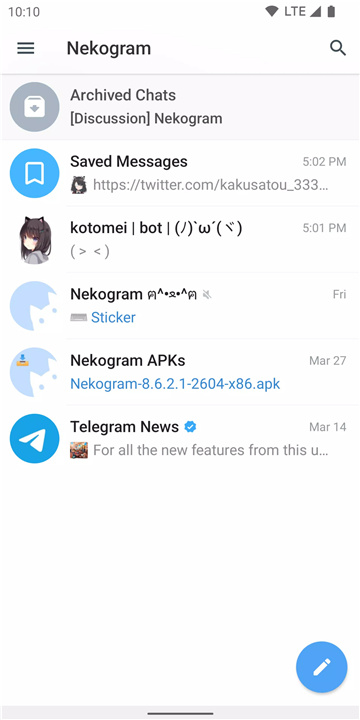 Nekogram screenshot