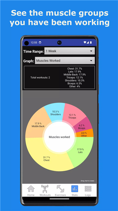 9Gains - Gym Workout Planner screenshot