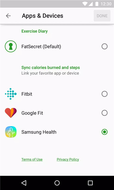 Calorie Counter by FatSecret screenshot