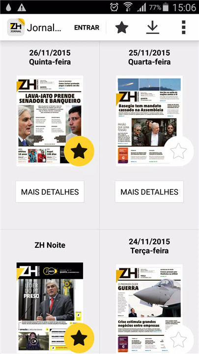 ZH Jornal Digital screenshot