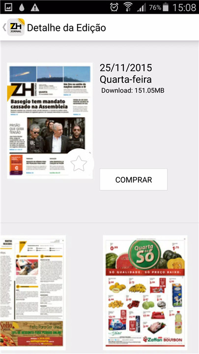 ZH Jornal Digital screenshot