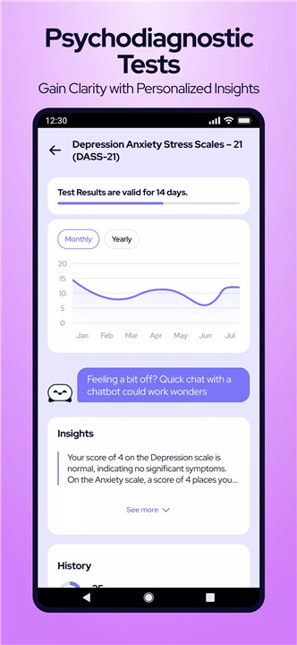 Sintelly: CBT Therapy Chatbot screenshot