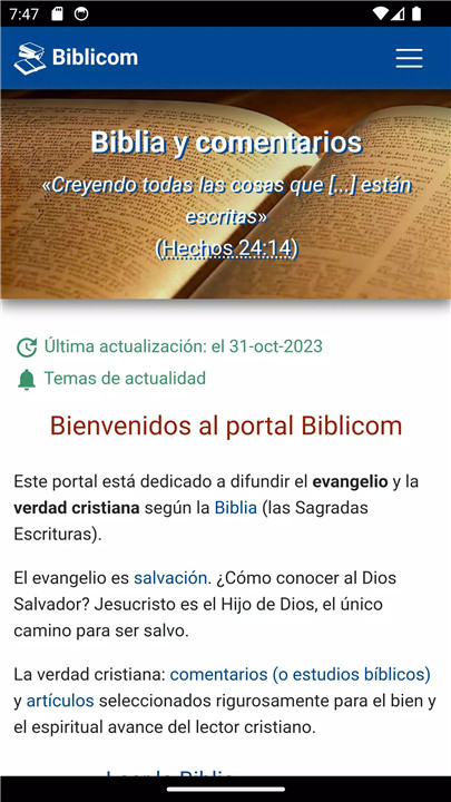 Biblicom screenshot