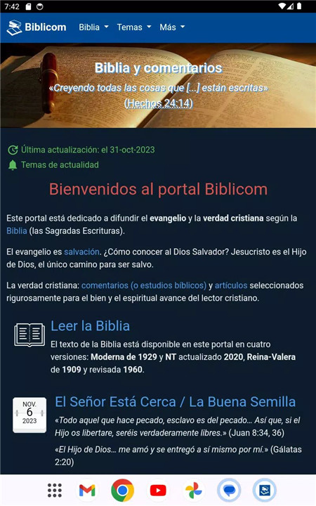 Biblicom screenshot