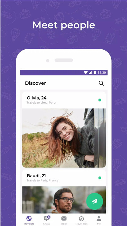 Travel dating: YourTravelMates screenshot