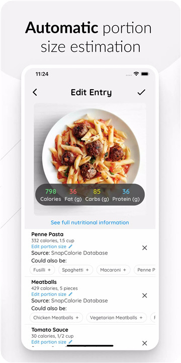 SnapCalorie screenshot
