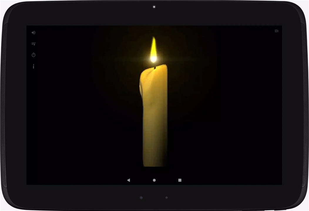 Candle light meditation screenshot