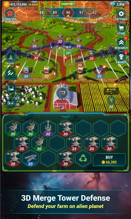 Star Farm: Merge Tower Defense screenshot