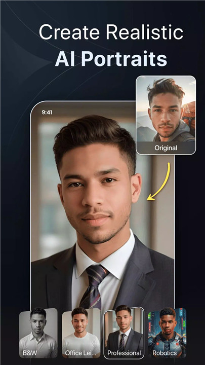 PortraitMe - AI Headshot Pro screenshot