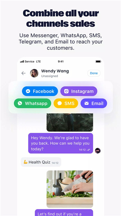 Manychat screenshot