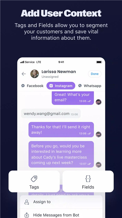 Manychat screenshot