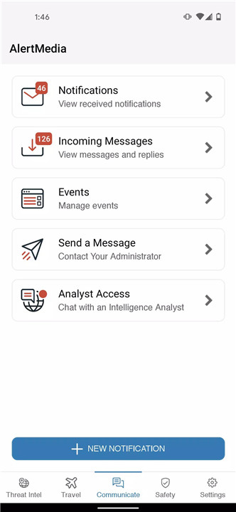 AlertMedia screenshot