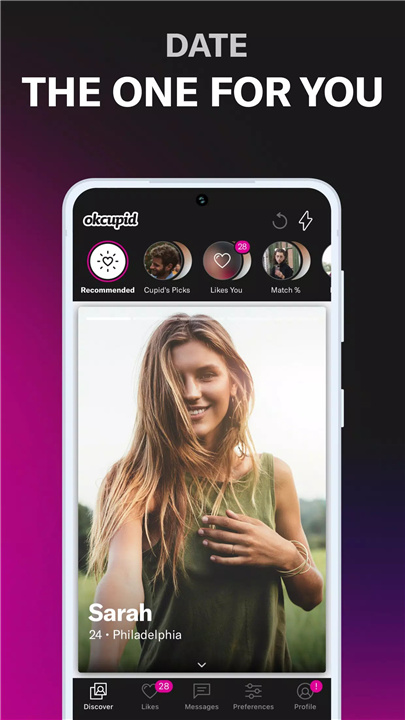 OkCupid Dating：约会、爱情及更多 screenshot