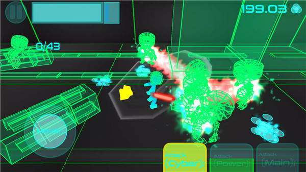 Stickman Neon Sword Fighting screenshot