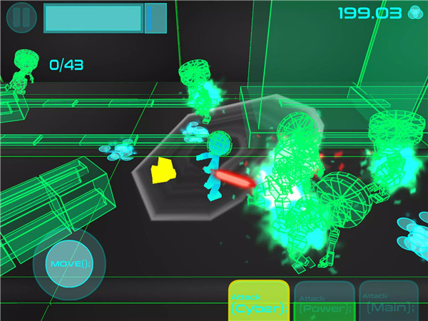 Stickman Neon Sword Fighting screenshot