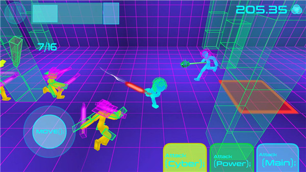 Stickman Neon Sword Fighting screenshot