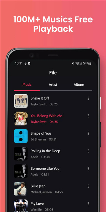 Mume - Offline music player screenshot