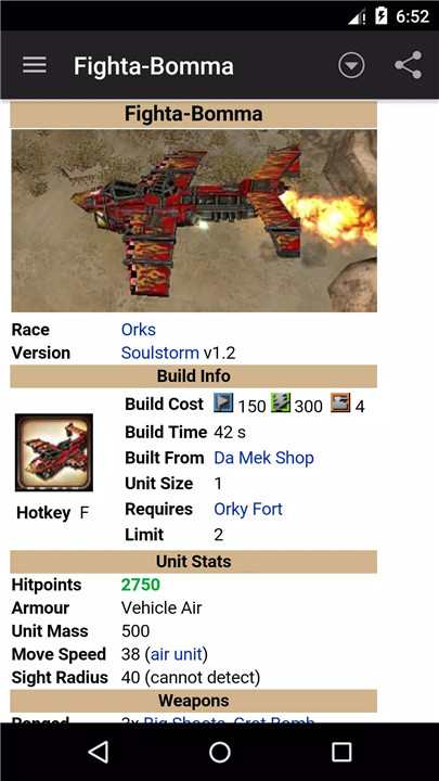 W40K Warhammer Guide screenshot