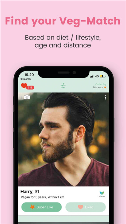 Veggly – Vegan Dating App screenshot