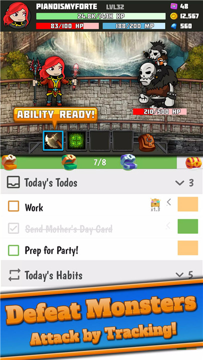 TaskHero: Task & Habit RPG screenshot