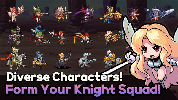 Rush! Knights : Idle RPG screenshot