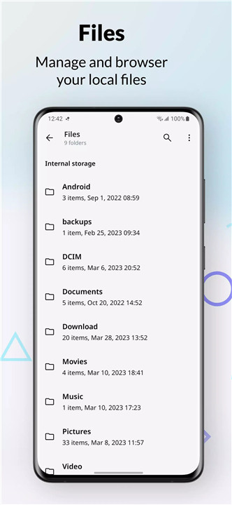 PlainApp: File & Web Access screenshot