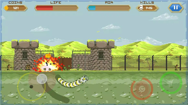 Deep Worm 2 - Worm attack screenshot