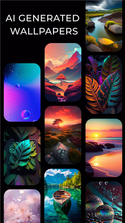 AI Wallpaper Generator App screenshot