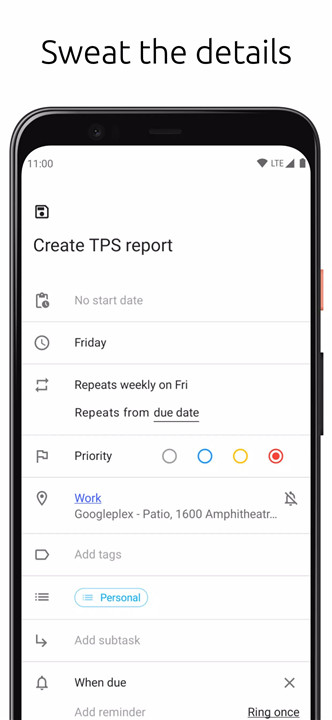 Tasks.org: to-do list & tasks screenshot