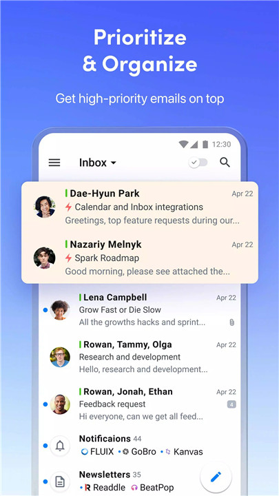 Spark Mail – AI Email Inbox screenshot