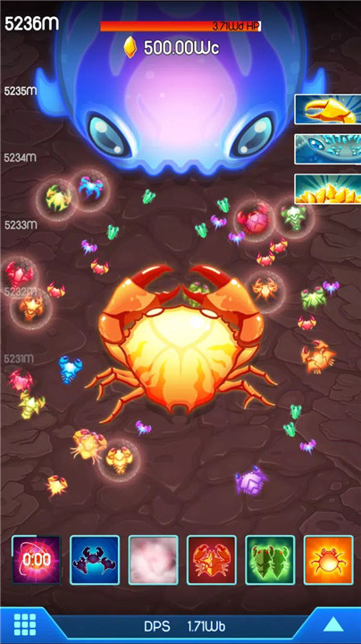 Crab War: Idle Swarm Evolution screenshot