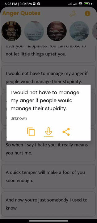 Anger Quotes screenshot