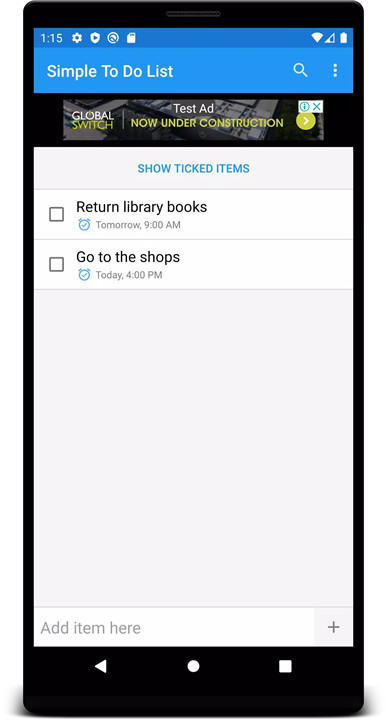 Simple To Do List screenshot