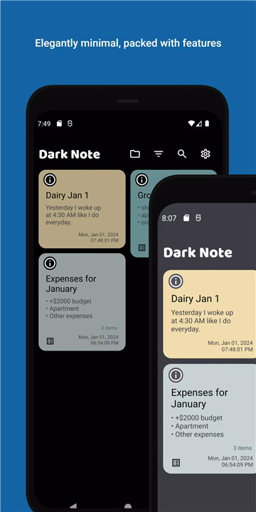 Dark Note screenshot