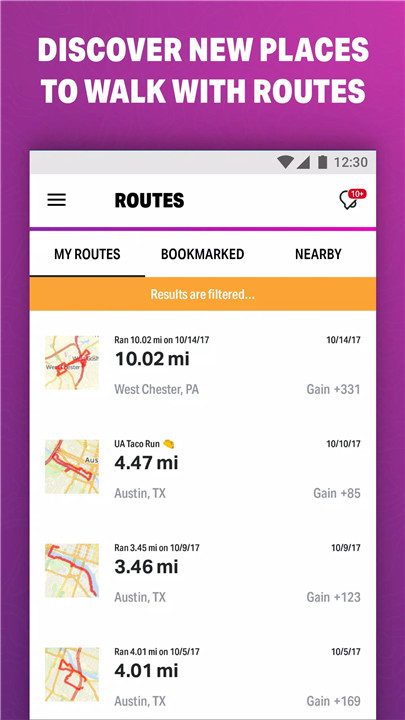 Walk with Map My Walk screenshot