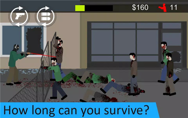 Flat Zombies: Defense&Cleanup screenshot