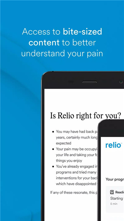 Relio: Back Pain Management screenshot