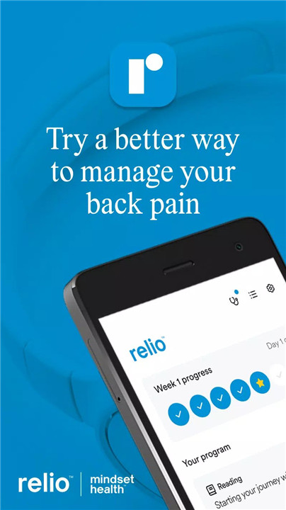 Relio: Back Pain Management screenshot