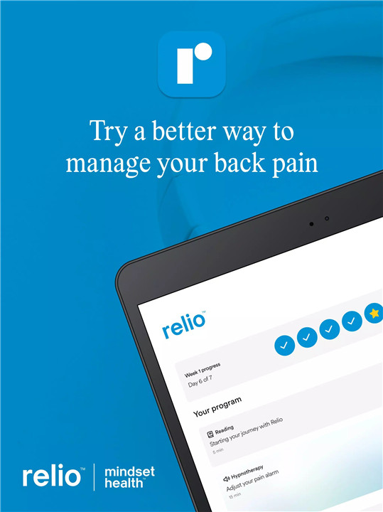 Relio: Back Pain Management screenshot