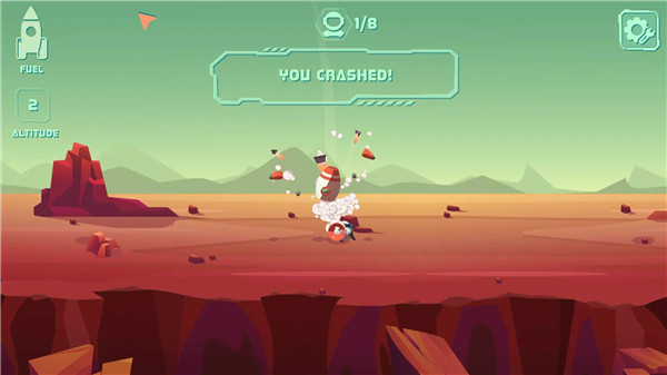 Mars dunes: tiny wings mission screenshot