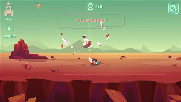 Mars dunes: tiny wings mission screenshot