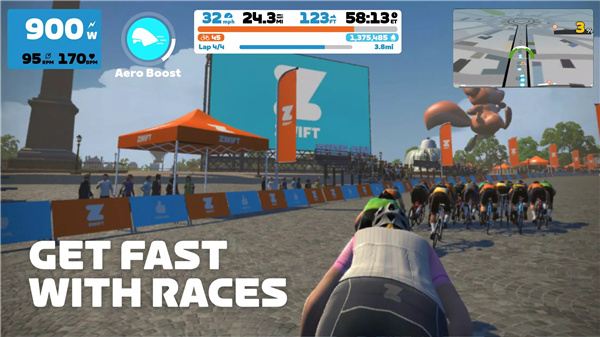 Zwift screenshot