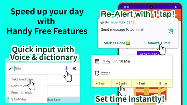 Reminder Flex screenshot