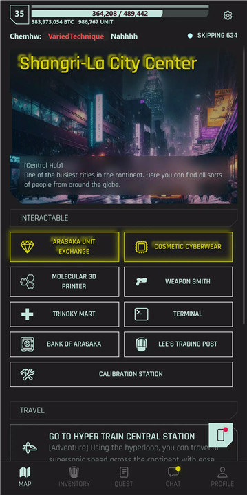 CyberCode Online - Text MMORPG screenshot