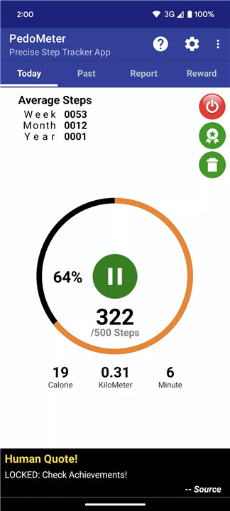 Pedometer: Step Tracker App screenshot