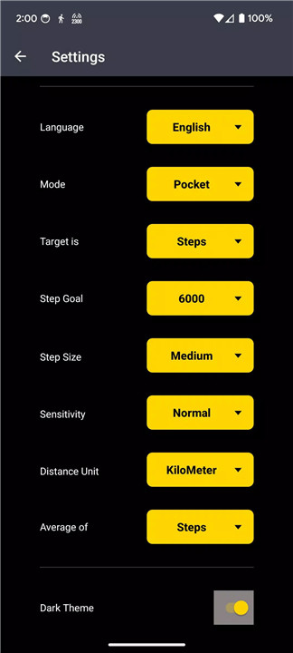 Pedometer: Step Tracker App screenshot