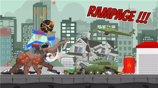 Hybrid Mammoth: City Rampage screenshot