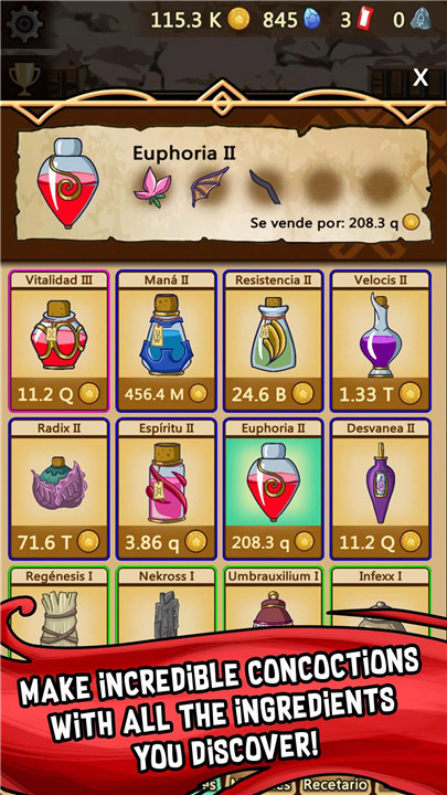 Alchemy Clicker - Potion Maker screenshot