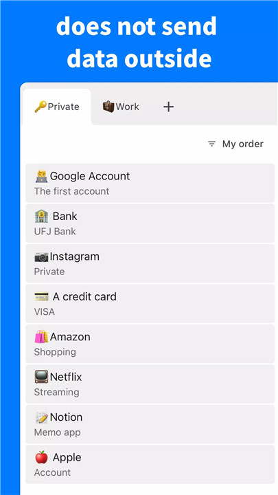 Password Manager - Clipboard screenshot